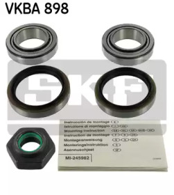 Комплект подшипника SKF VKBA 898